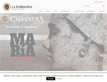 Tablet Screenshot of parrandachasnera.com